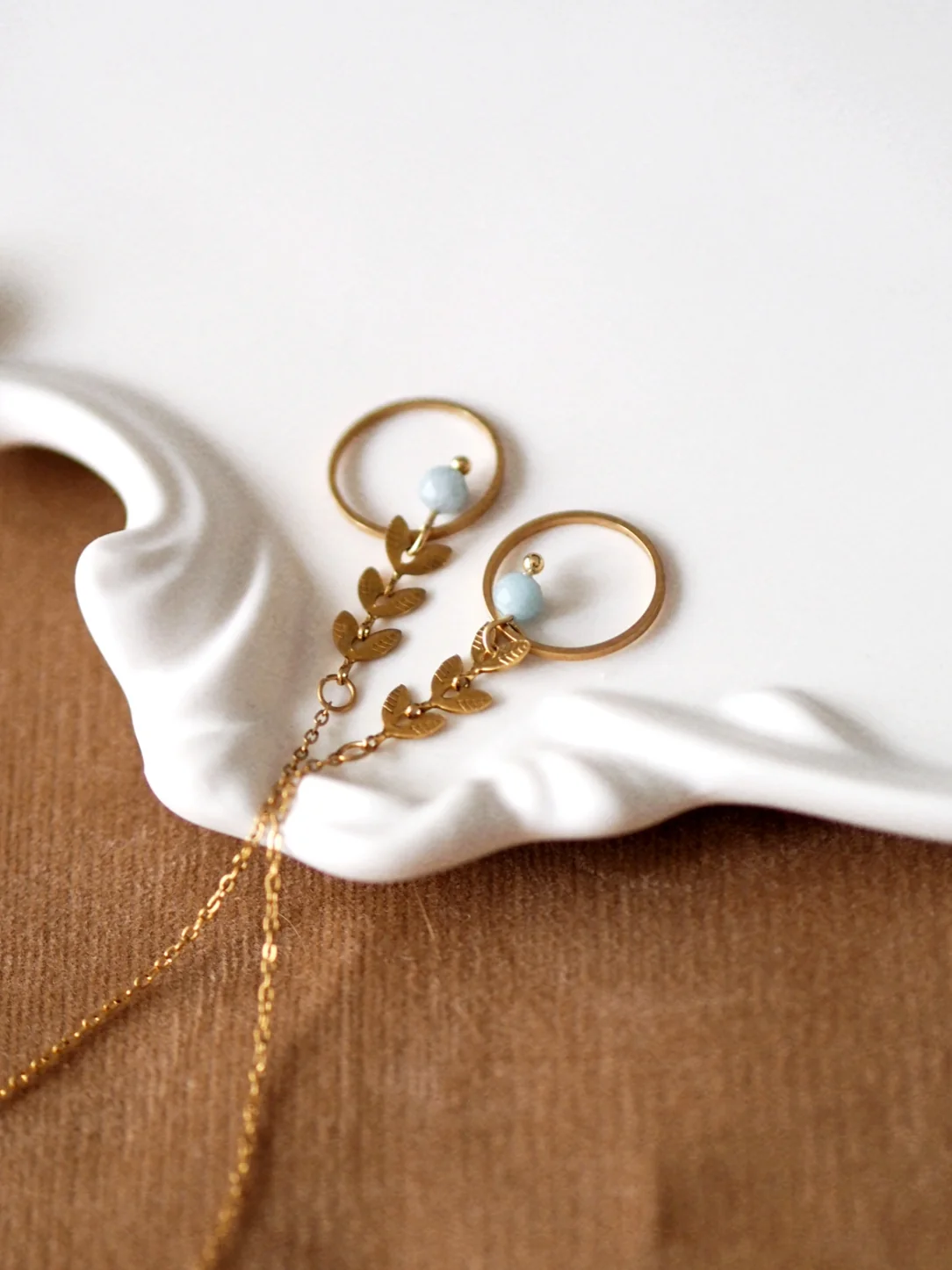 Andrea Atlas Signature Chain Earrings N°27 in Gold
