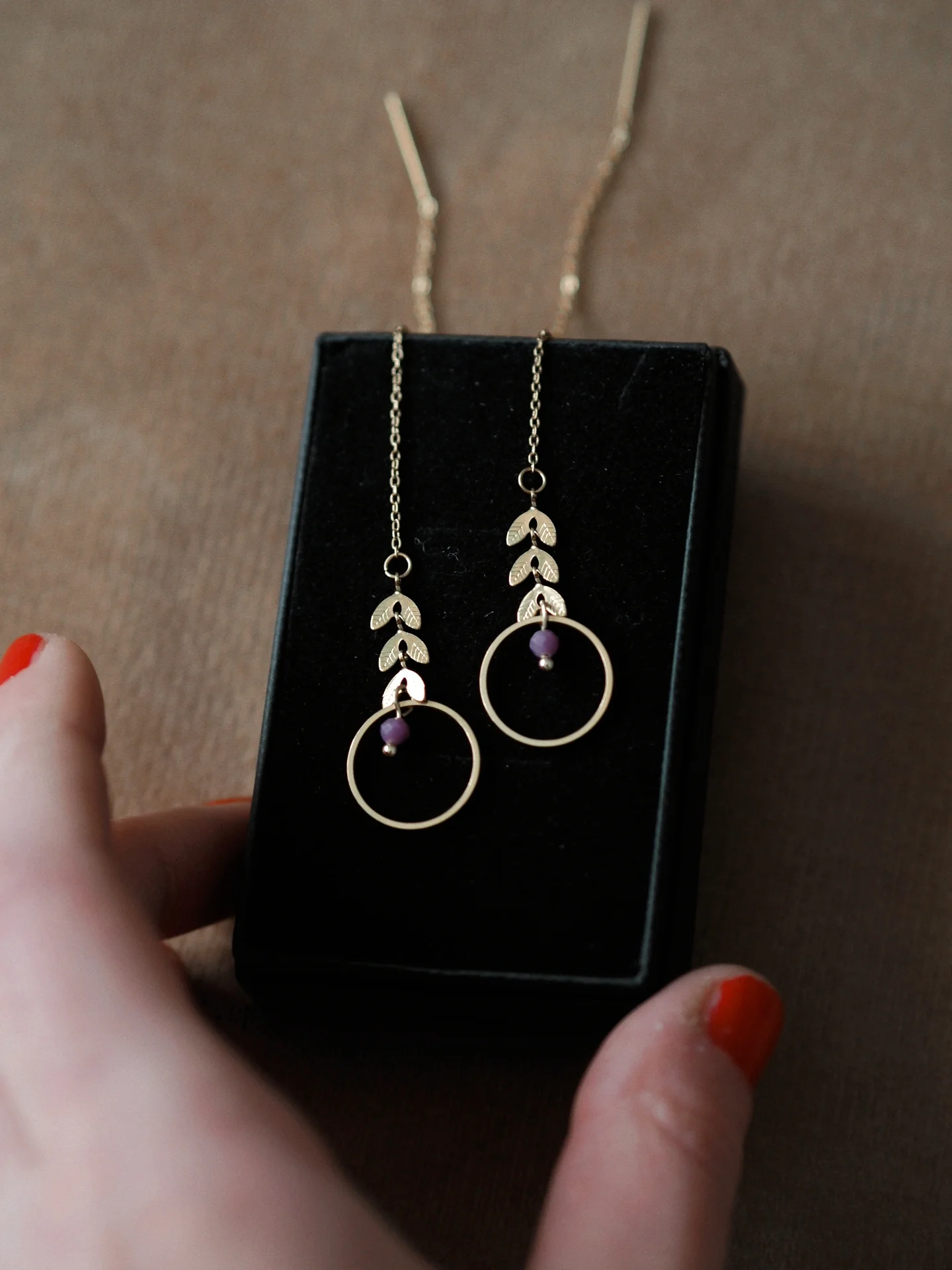 Andrea Atlas Signature Chain Earrings N°33 in Gold