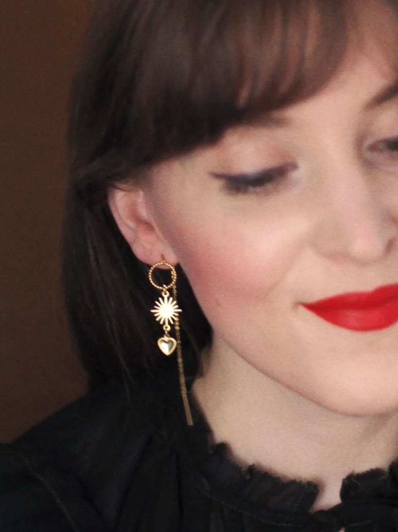 Andrea Atlas Signature Chain Earrings N°35 in Gold