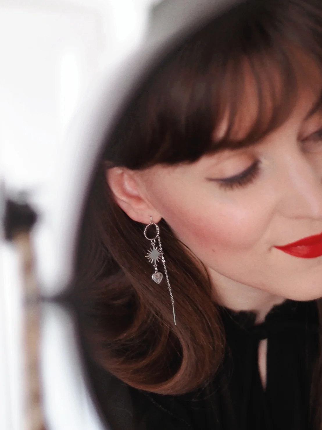 Andrea Atlas Signature Chain Earrings N°36 in Silver