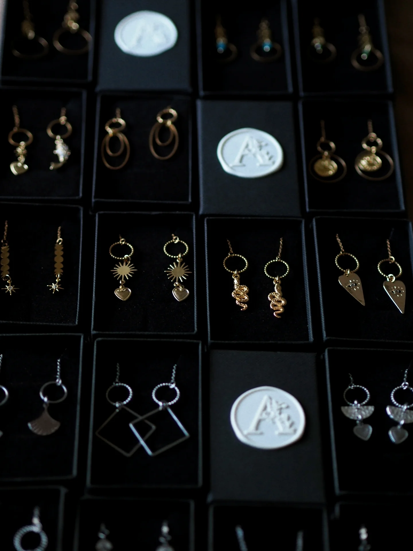 Andrea Atlas Signature Chain Earrings N°38 in Silver - Image 4