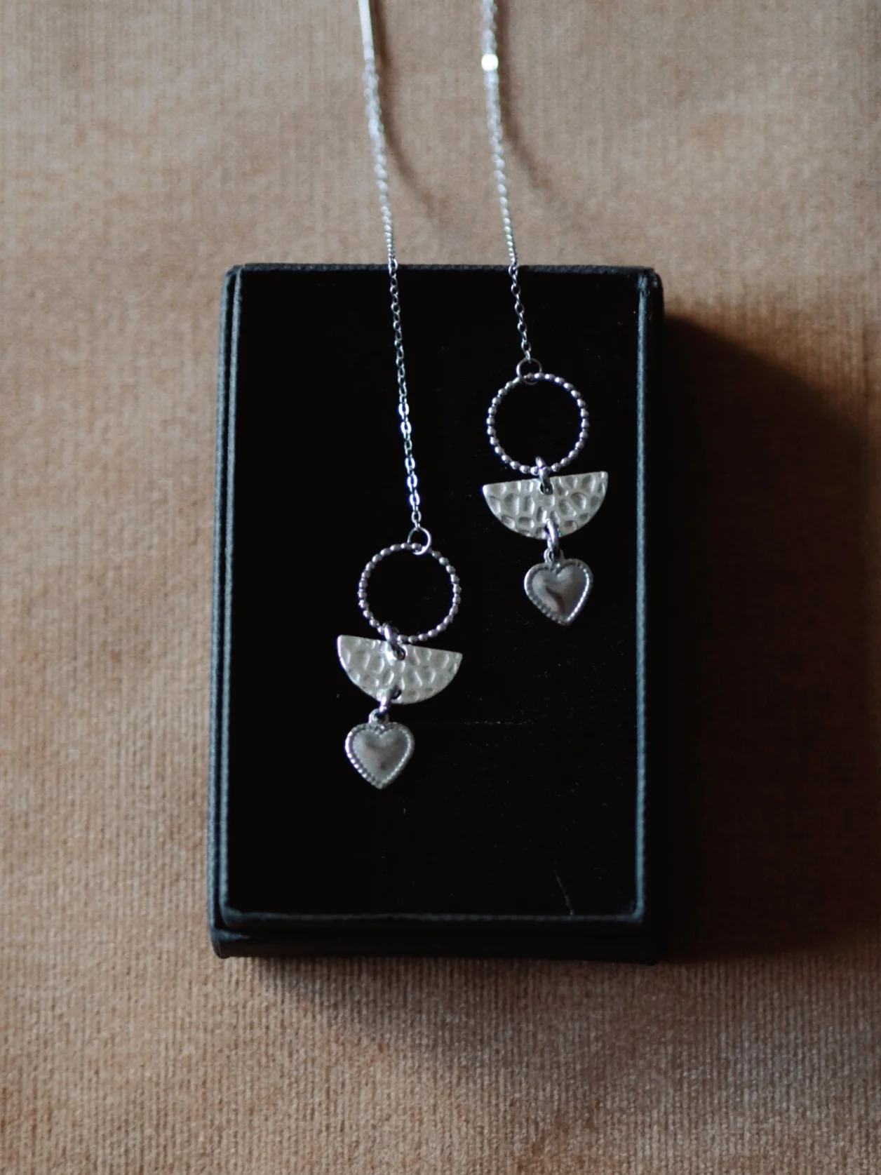 Andrea Atlas Signature Chain Earrings N°45 in Silver