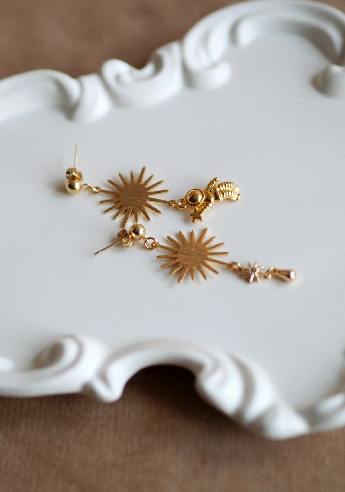 Andrea Atlas SpaceMan Earrings - Image 5