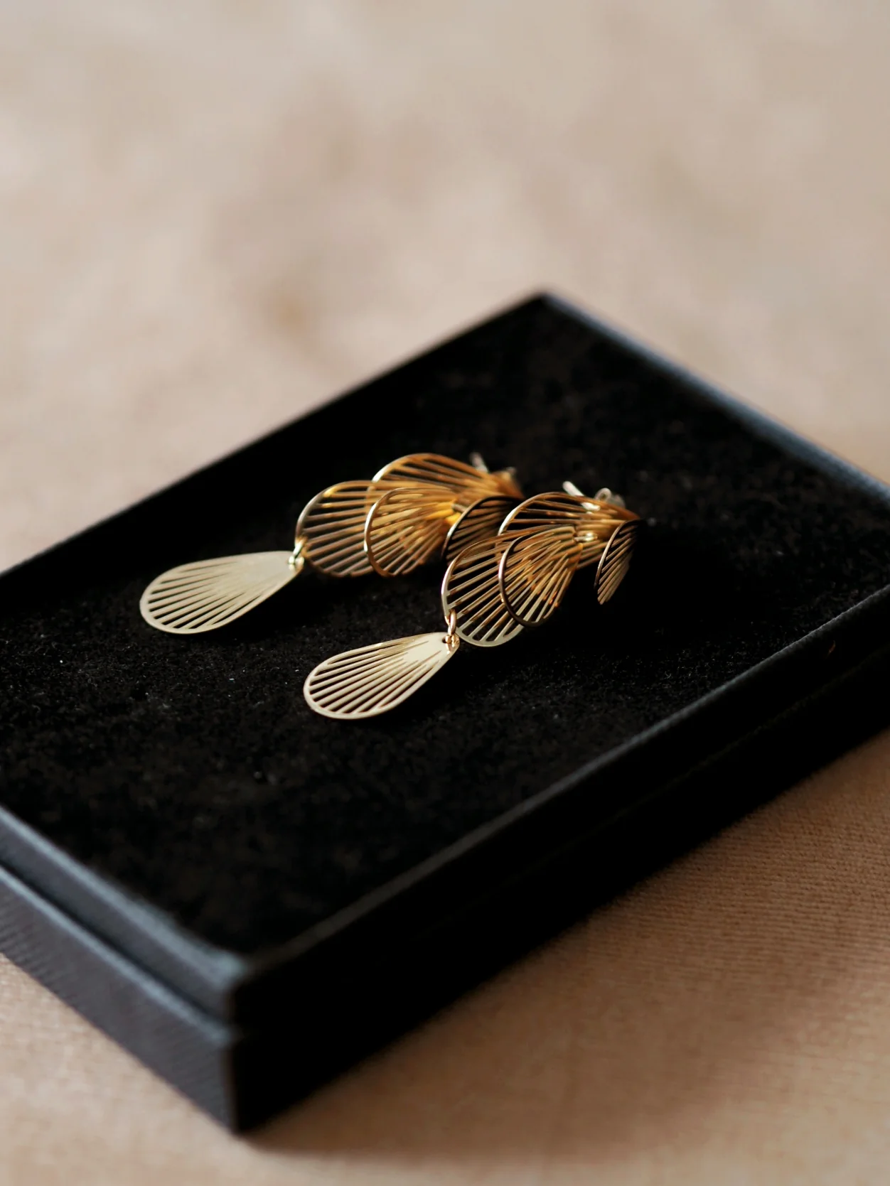 Eleanor Leaf Earrings - Image 3