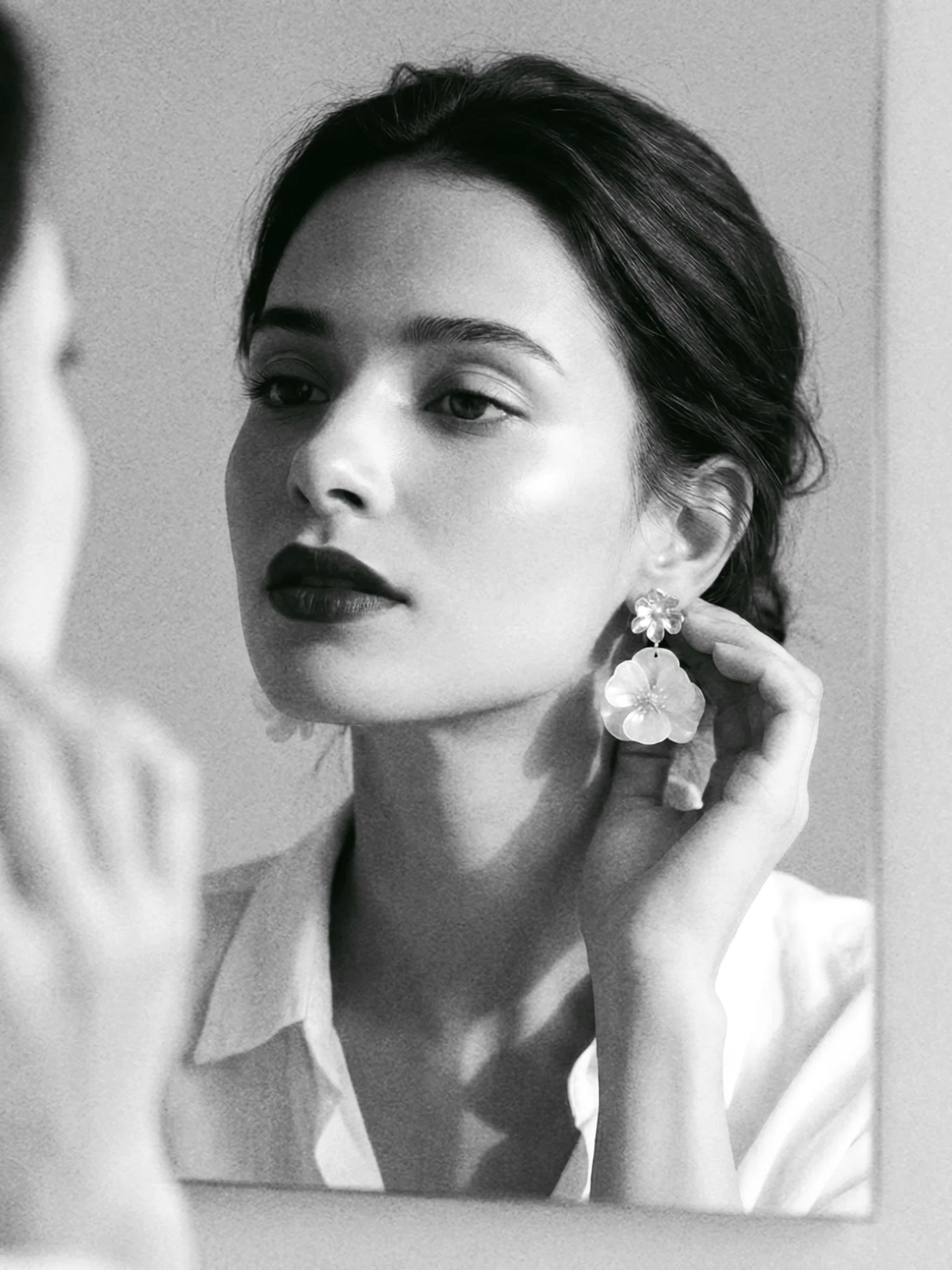 Emily Floral Earrings - Image 2