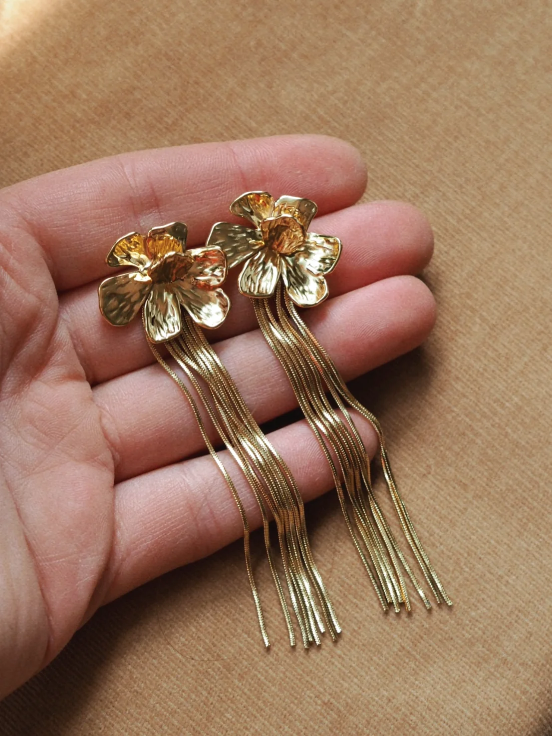 Francesca Floral Earrings - Image 4
