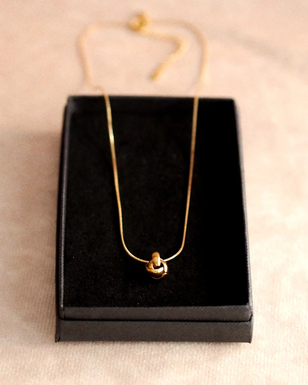 Esme Fine Necklace in Gold - Image 3