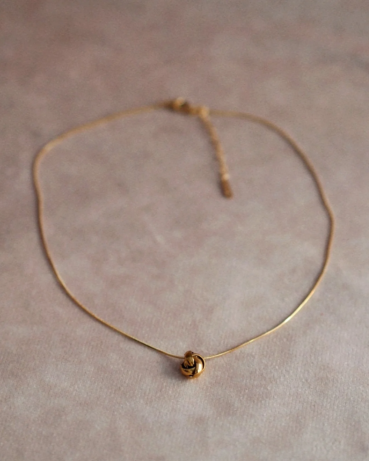 Esme Fine Necklace in Gold - Image 4