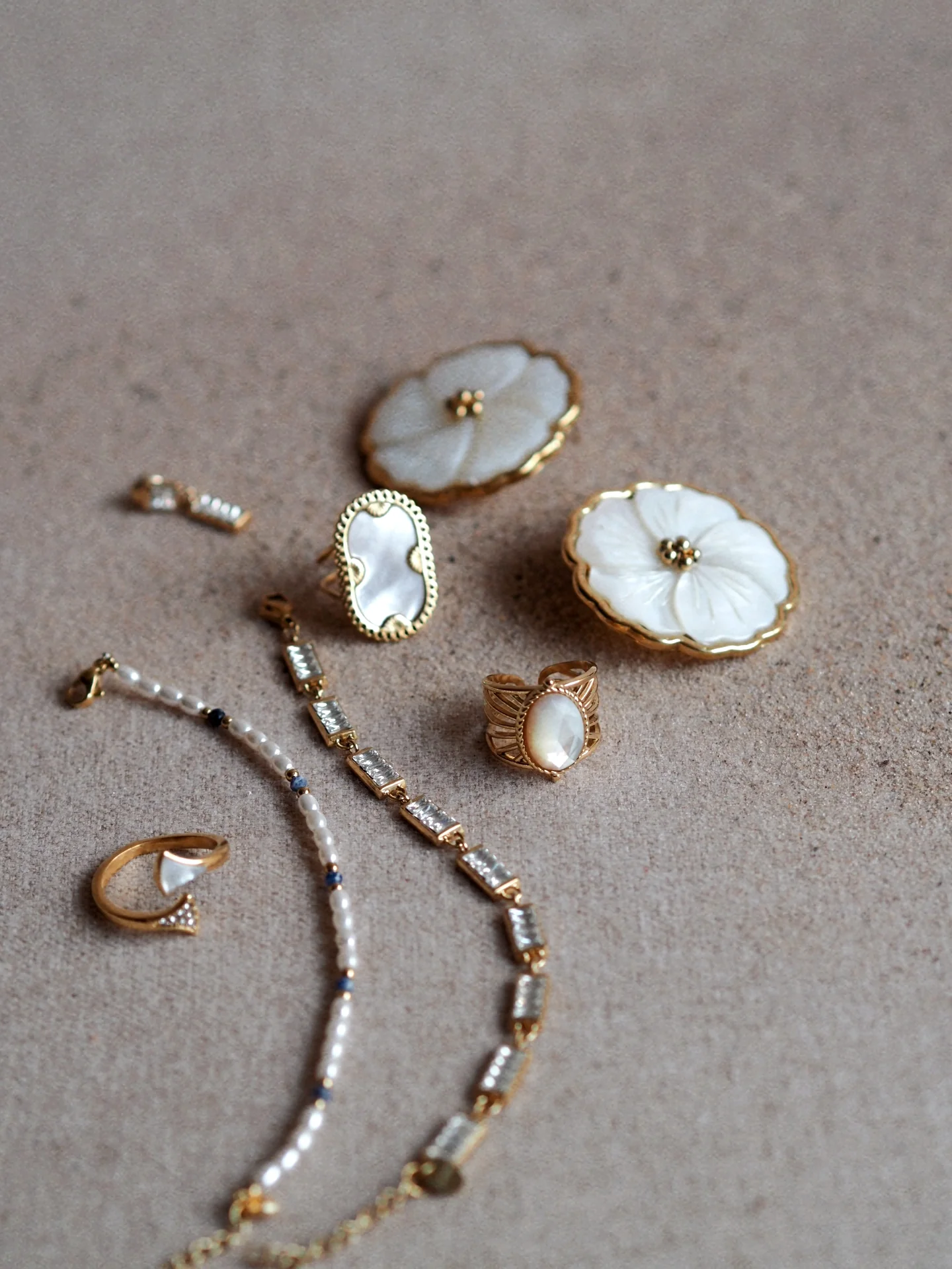 Gladys Large Floral Earrings - Image 4