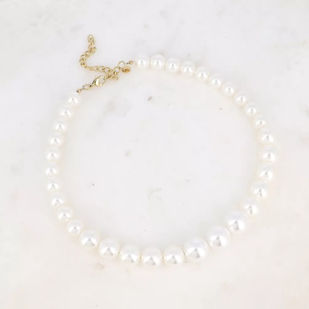 Large Beaded Pearl Necklace - Image 2