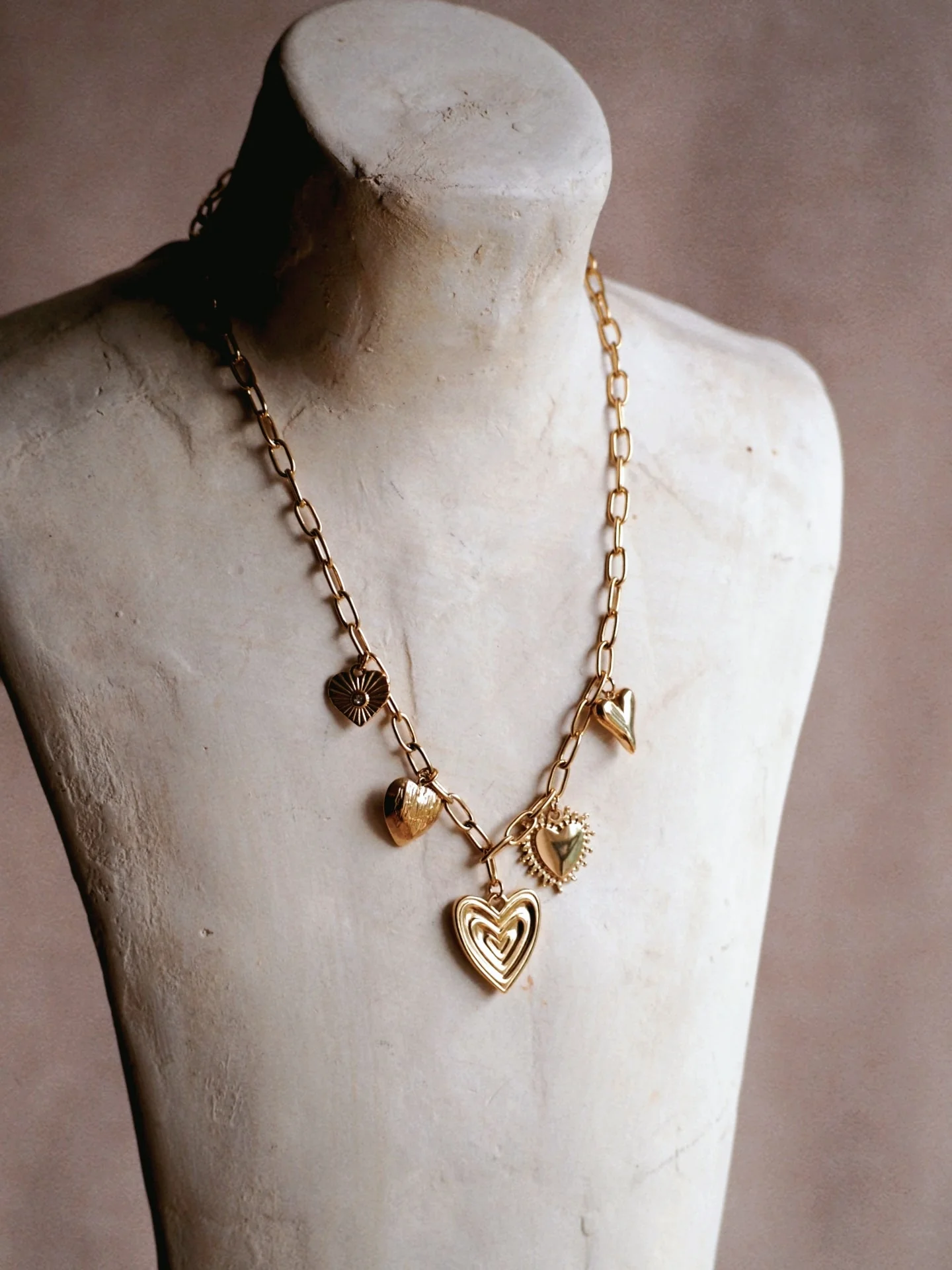 Maja Multiple Heart Necklace - Image 5