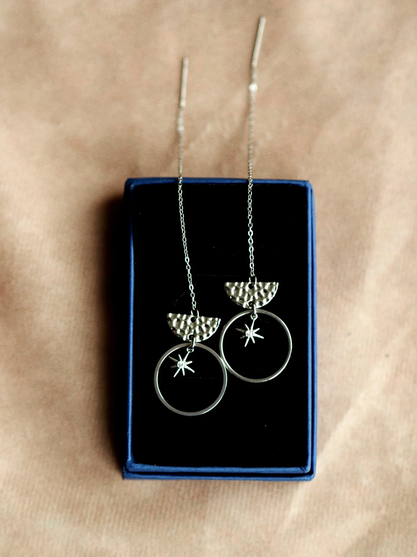 Orbit Earrings N°1 in Silver / Sparkle Limited Collection