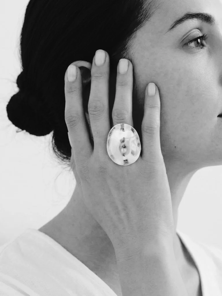 Patricia Statement Ring in Gold - Image 2