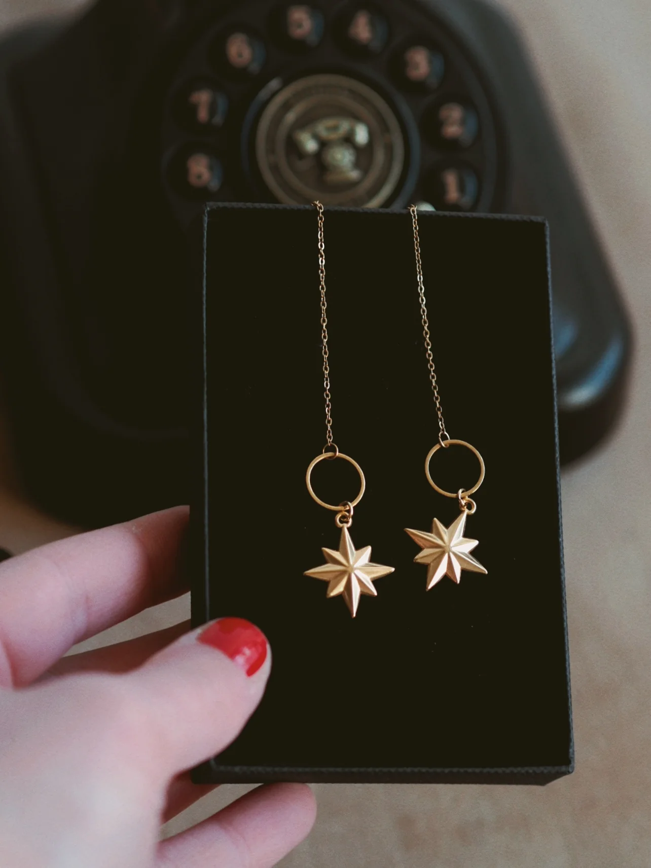 Signature Chain Earrings / StarJoy in Gold - Image 3
