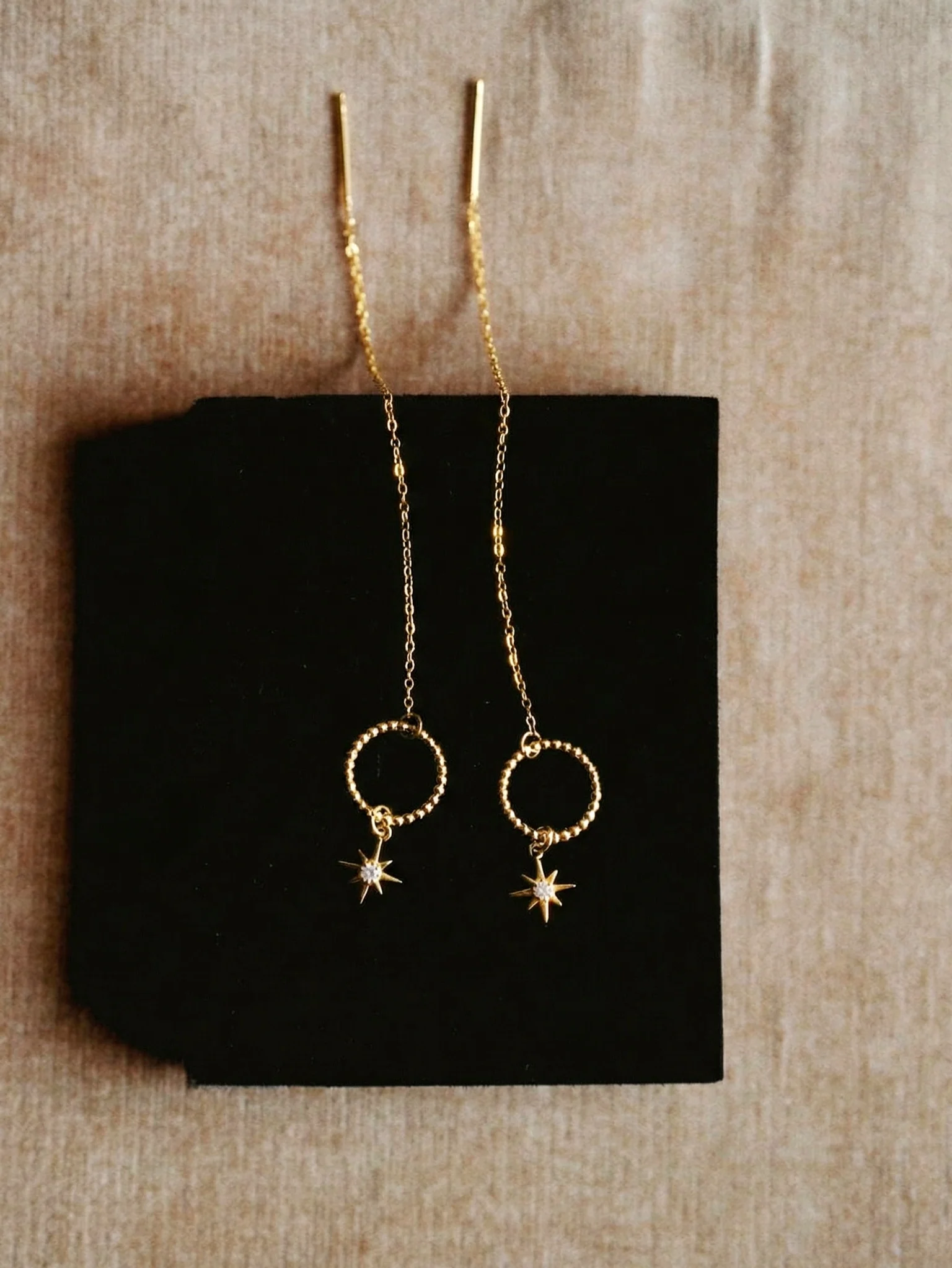Signature Chain Earrings N 101 in Gold