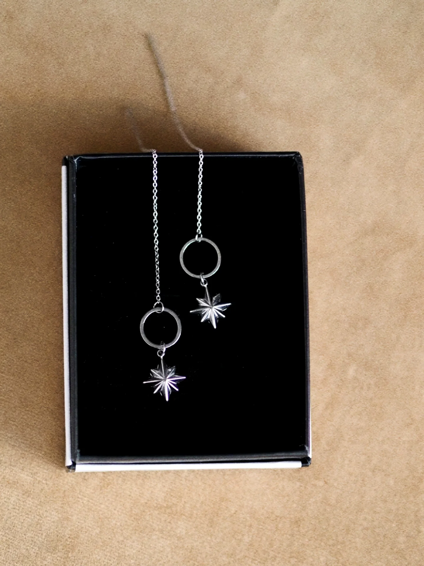 Signature Chain Earrings / StarJoy in Silver Colour - Image 2