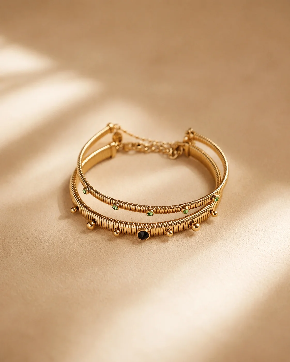 Unique Aldona Bracelet in Black and Gold - Image 3