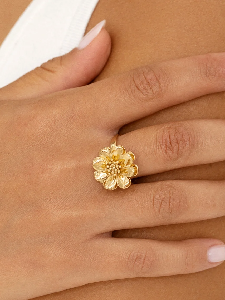 Blossom Unique Spinner Ring - Image 2